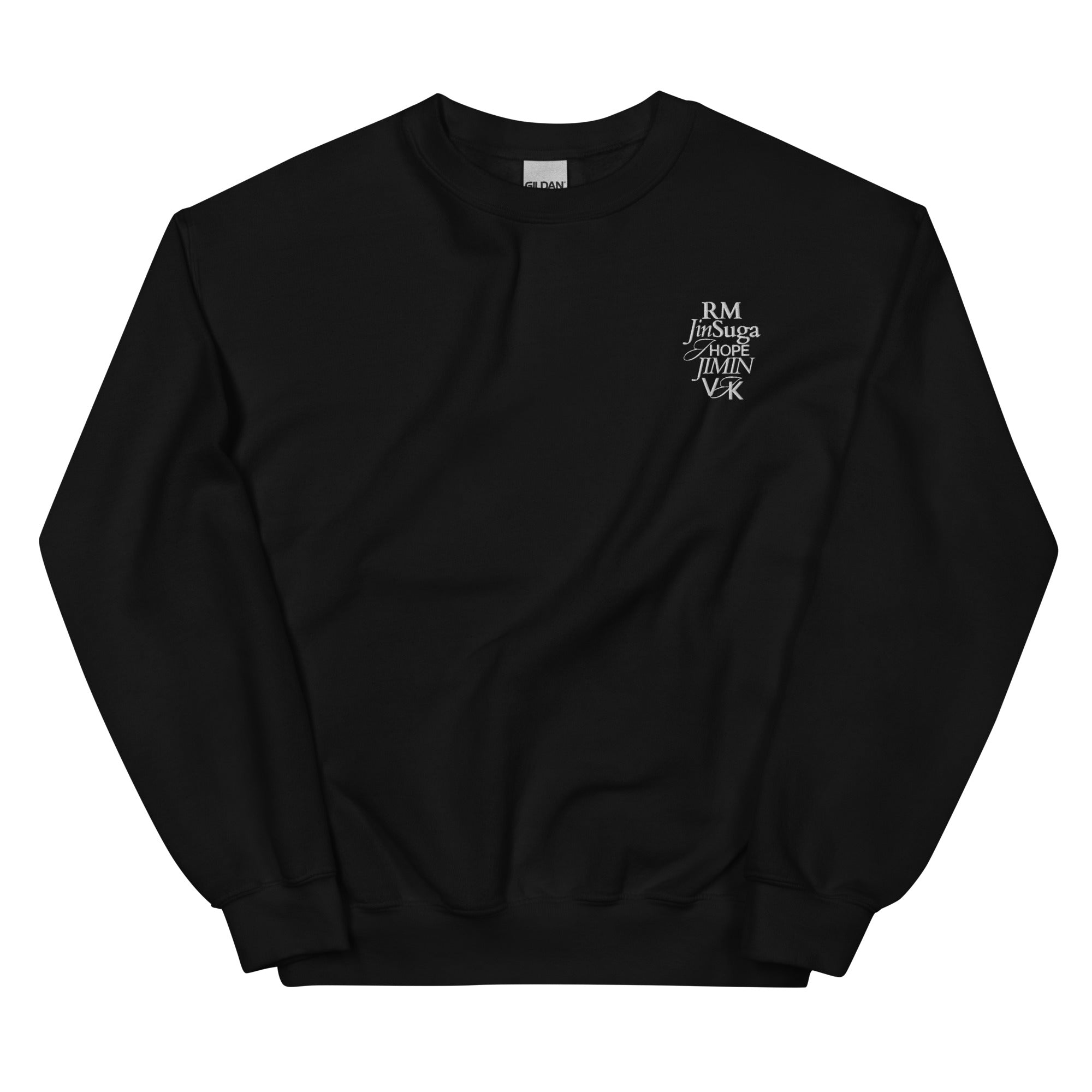 BTS Monogram Embroidered Sweatshirt