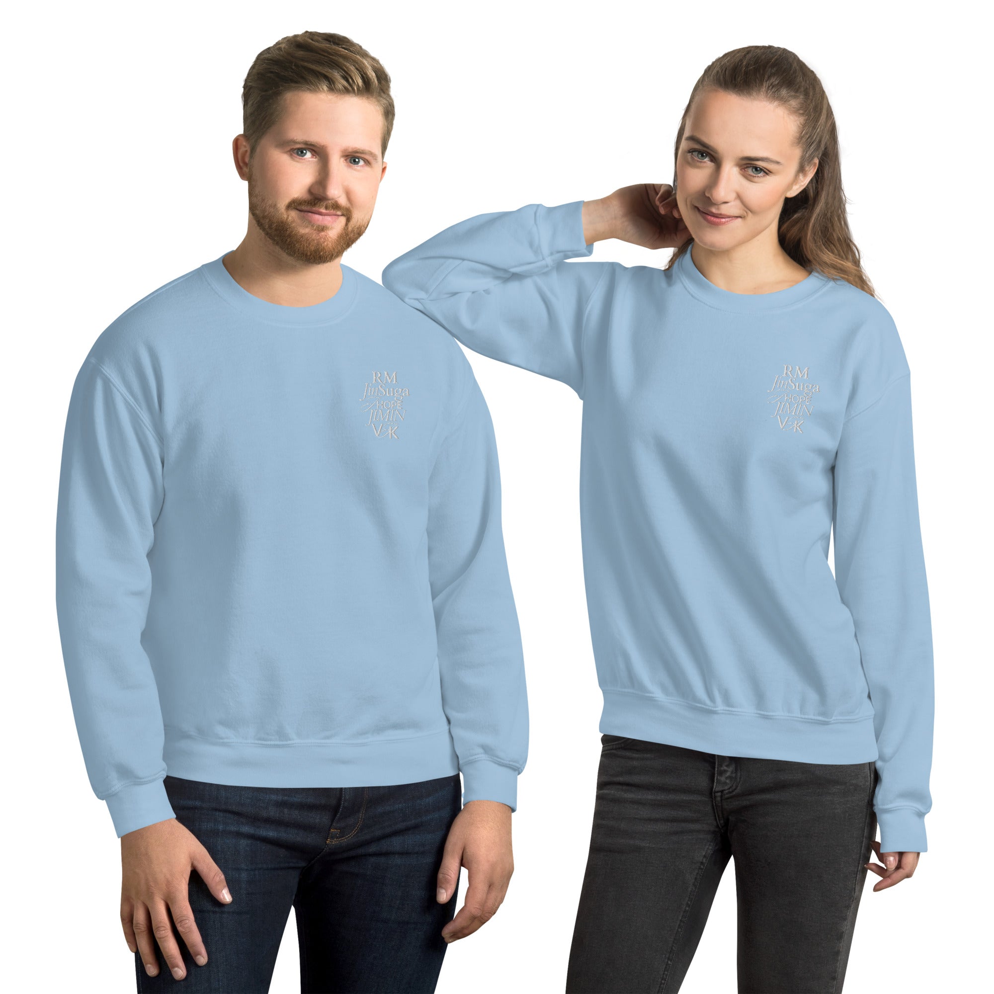 BTS Monogram Embroidered Sweatshirt