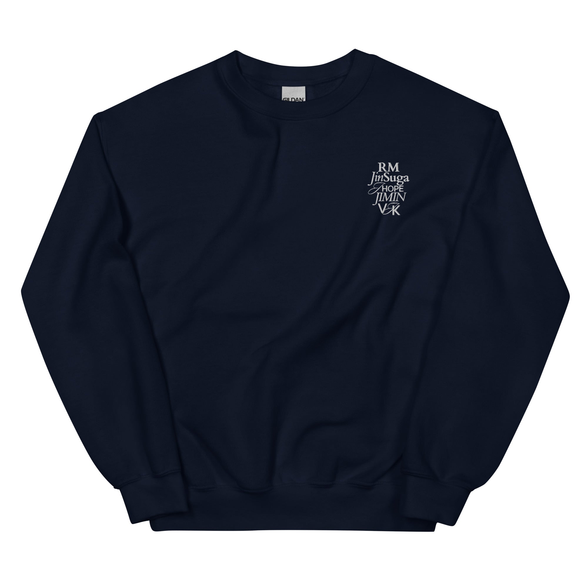 BTS Monogram Embroidered Sweatshirt