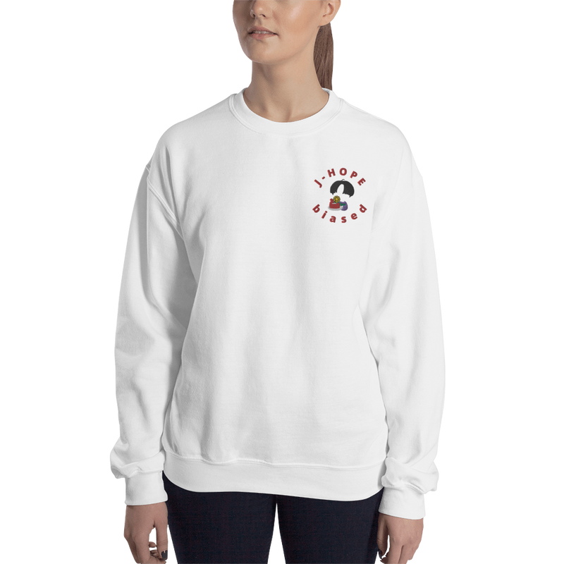 EMBROIDERED J-HOPE BIASED SWEATSHIRT