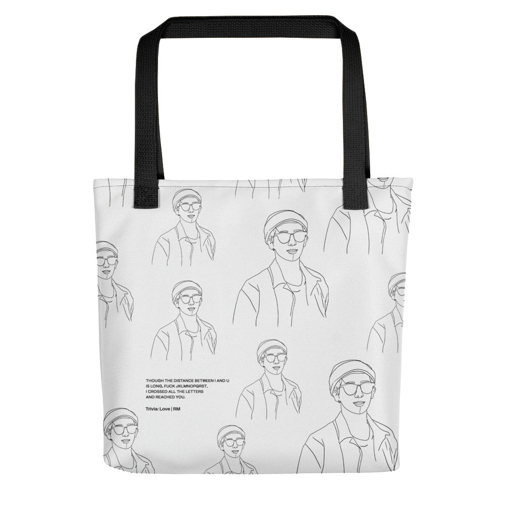 Trivia: Love RM Tote bag