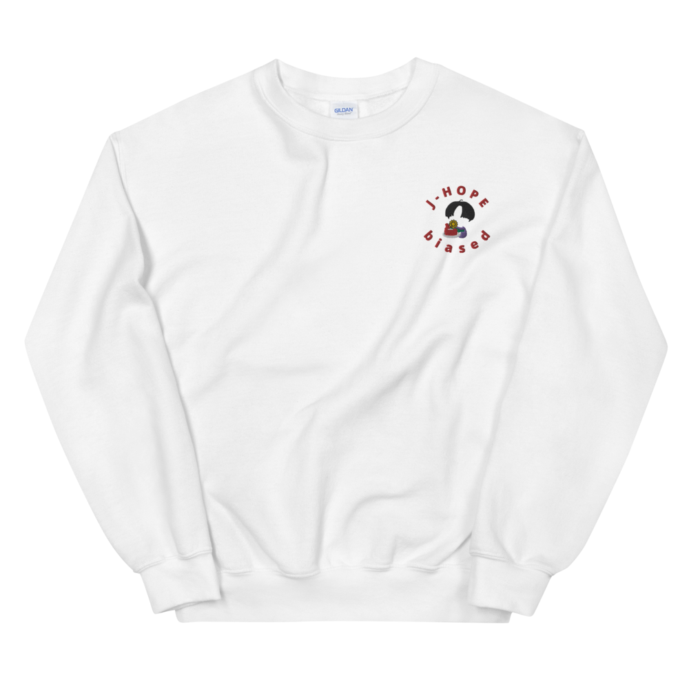 EMBROIDERED J-HOPE BIASED SWEATSHIRT