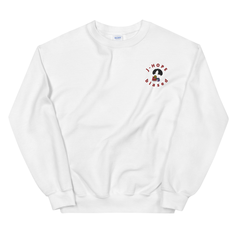 EMBROIDERED J-HOPE BIASED SWEATSHIRT