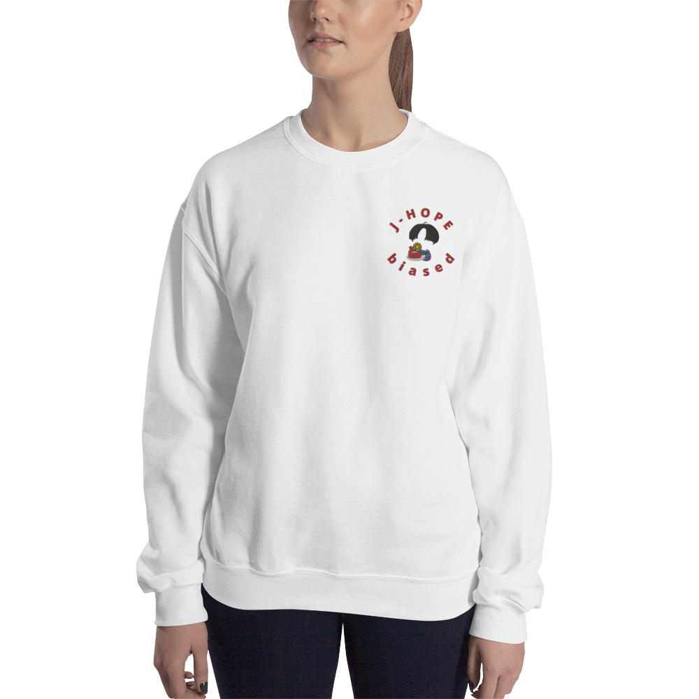 EMBROIDERED J-HOPE BIASED SWEATSHIRT