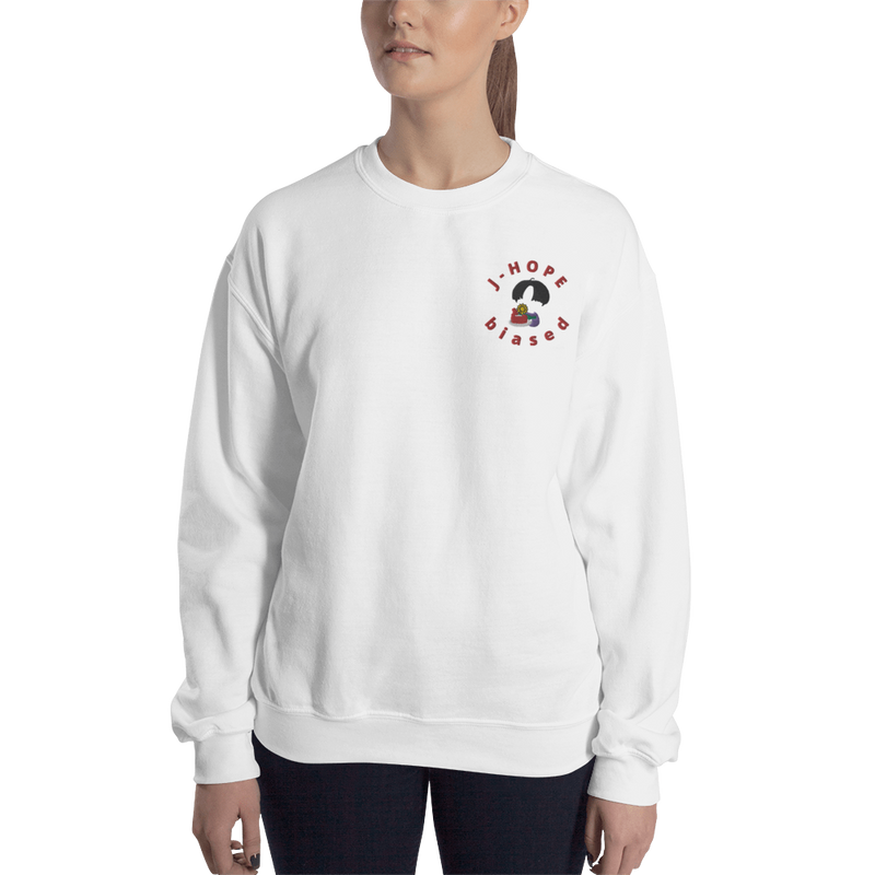 BTS Monogram Embroidered Sweatshirt - Black / S