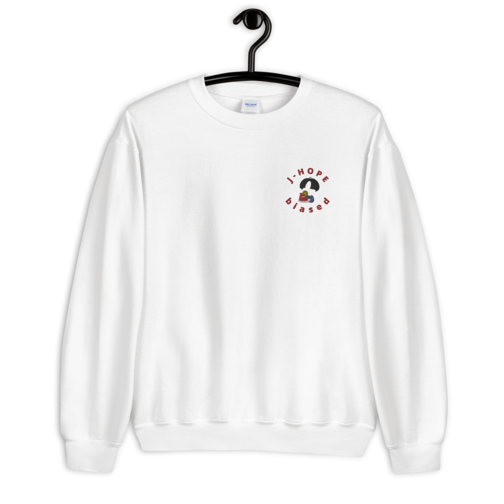 EMBROIDERED J-HOPE BIASED SWEATSHIRT