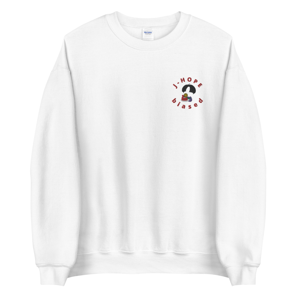 EMBROIDERED J-HOPE BIASED SWEATSHIRT