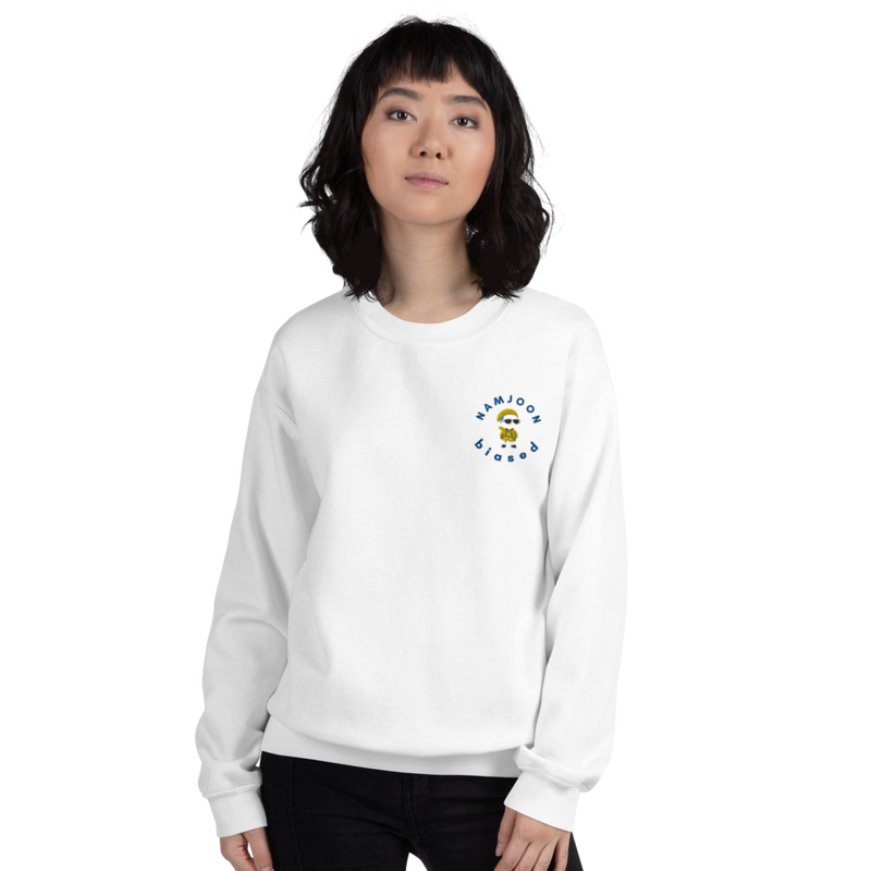 EMBROIDERED NAMJOON BIASED SWEATSHIRT