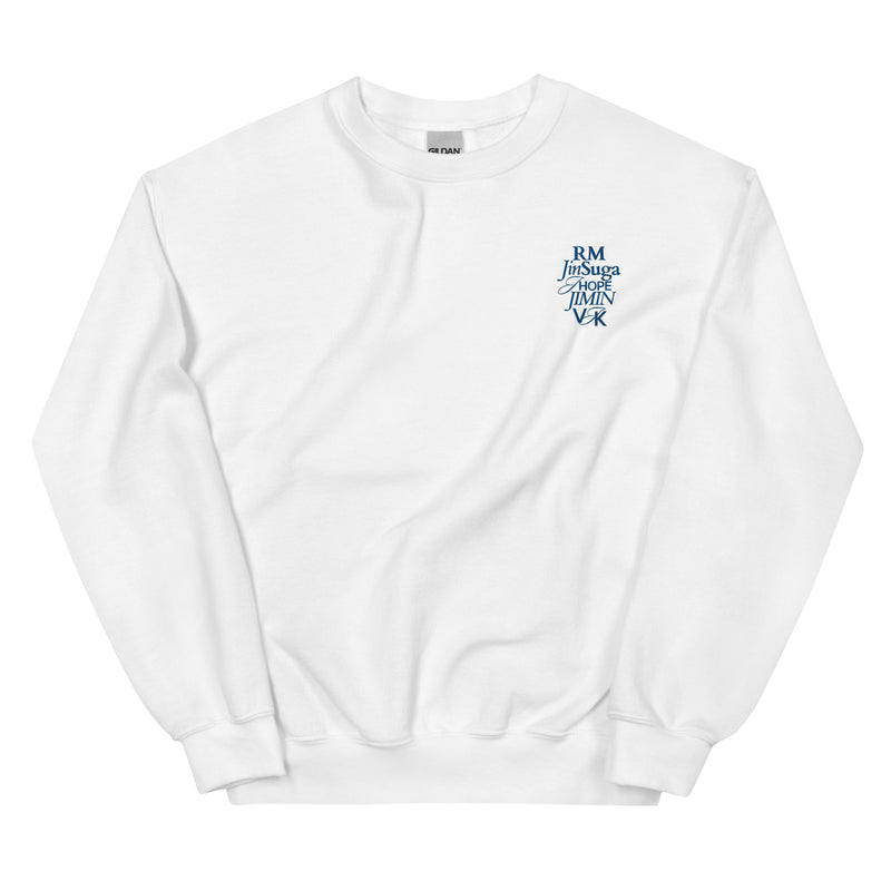 BTS Monogram Embroidered Sweatshirt